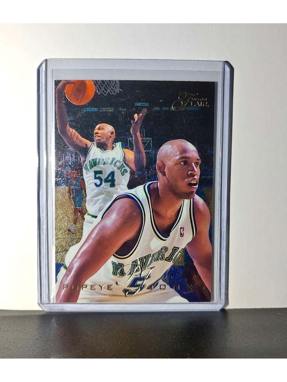 Popeye Jones 1995-96 Flair NBA #26 Card Dallas Mavericks